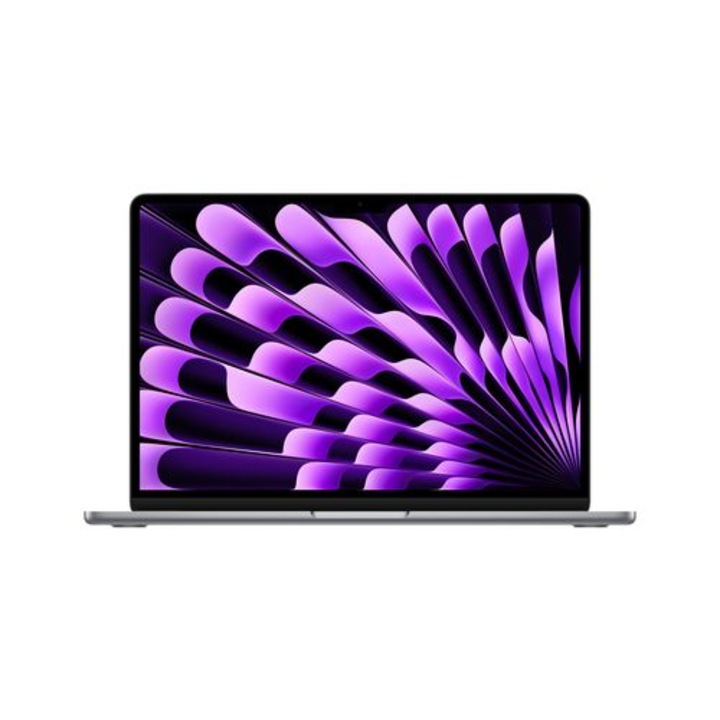 Laptop Apple MacBook Air 13, 13.6 inch 2560 x 1664, Apple M3 8 C / 8 T, 2.7 GHz - 4.0 GHz, 12 MB cache, 16 GB RAM, 256 GB SSD, Apple M3 8-Core, Mac OS