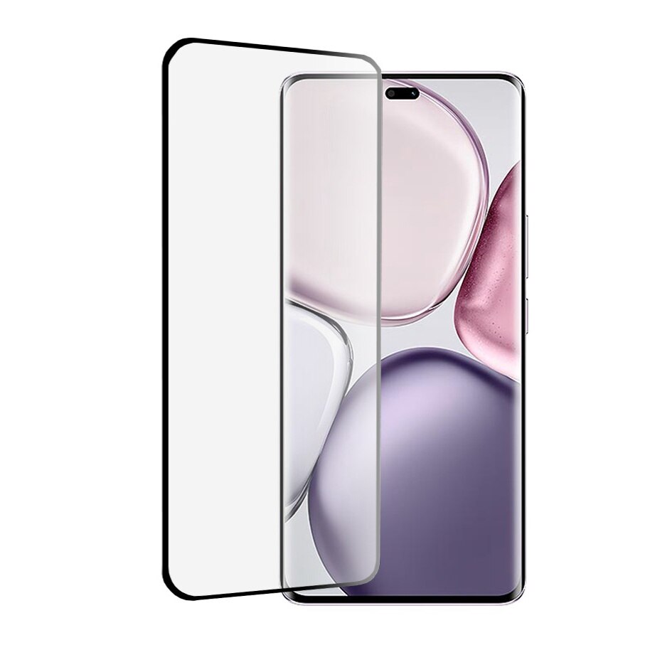 Folie din sticla pentru Honor Magic 7 Lite 111D Full Cover / Full Glue Glass / 3D Curved Screen margini negre