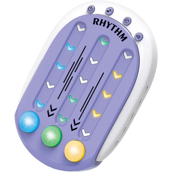 Interaktív játék, Fitilomania, ritmusjátékok, 8 szint, lila, 9,5x2,5x13,6 cm