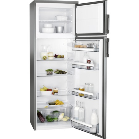 Frigider cu doua usi AEG RDB72721AX, 259 l, Clasa A++, H 159 cm, Inox antiamprenta