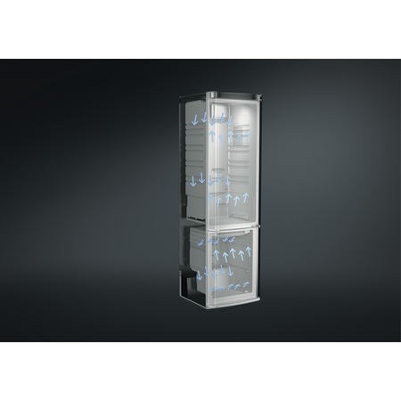 Combina frigorifica incorporabila AEG SCE81816TS, 253 l, Clasa A+, No frost, Display LCD, H 178 cm