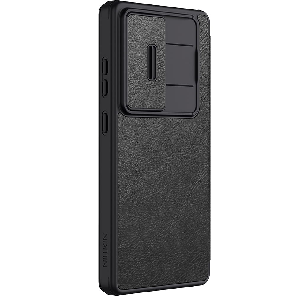 Husa Nillkin Qin Pro pentru Samsung Galaxy S25 Ultra, negru