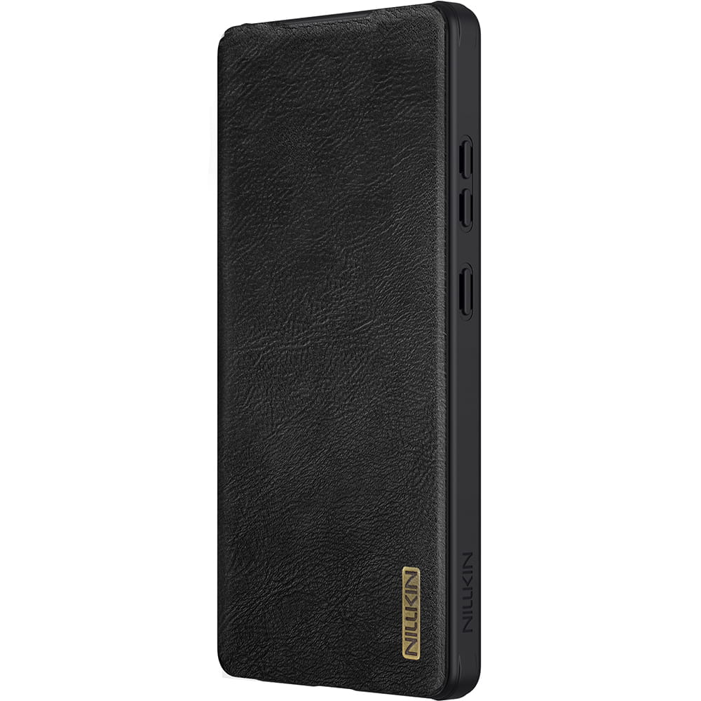 Husa Nillkin Qin Pro pentru Samsung Galaxy S25 Ultra, negru