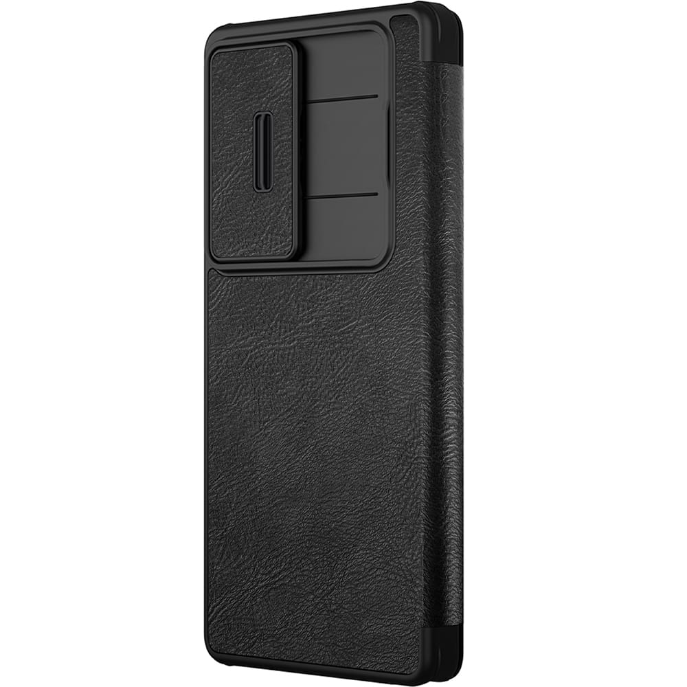 Husa Nillkin Qin Pro pentru Samsung Galaxy S25 Ultra, negru