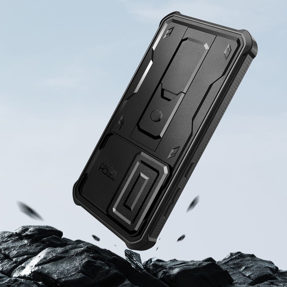 Carcasa 360 grade TECH-PROTECT Kevlar Cam compatibila cu Samsung Galaxy A56 5G, Protectie display si camera, Negru