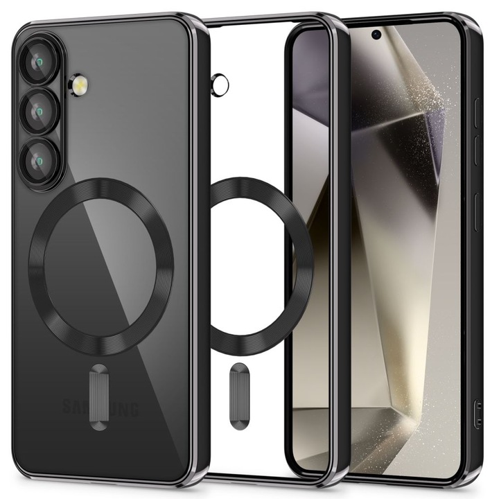 Carcasa Tech-Protect MagFlex cu MagSafe compatibila cu Samsung Galaxy S25 FE, Black