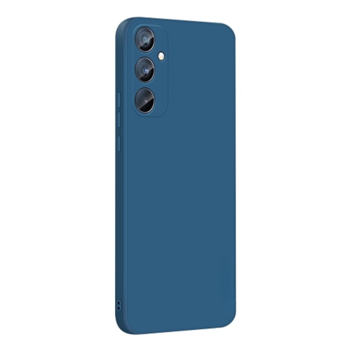Husa pentru Samsung Galaxy S24 FE, TPU Mat, Protectie Camere, Albastru Inchis