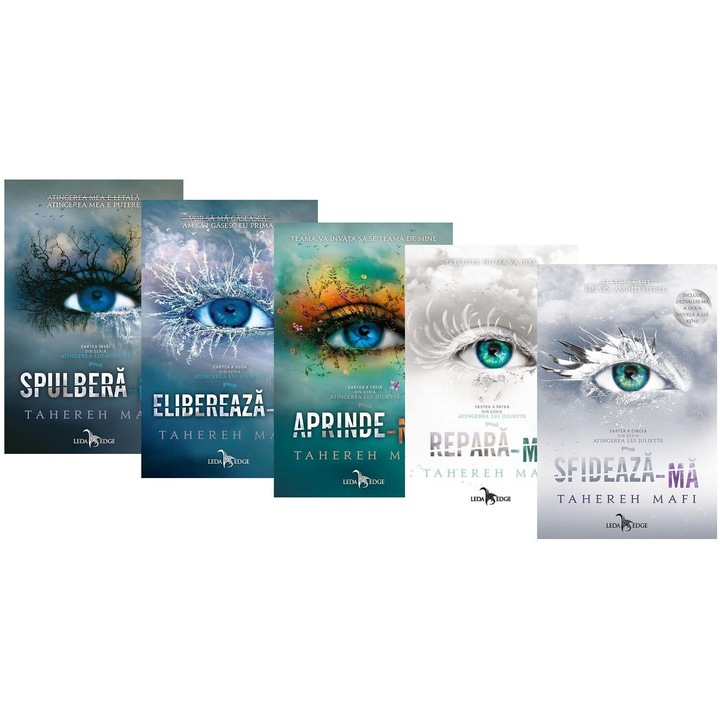 Pachet Atingerea lui Juliette (5 carti): 1. Spulbera-ma; 2. Elibereaza-ma; 3. Aprinde-ma; 4. Repara-ma; 5. Sfideaza-ma, Tahereh Mafi