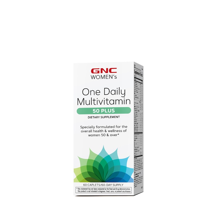 GNC Women’s One Daily Multivitamin 50 Plus, Complex de Multivitamine Pentru Femei 50 Plus, 60 tb