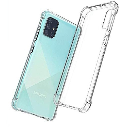 Husa pentru Samsung Galaxy A71, Silicon transparent, Antisoc, BzStore