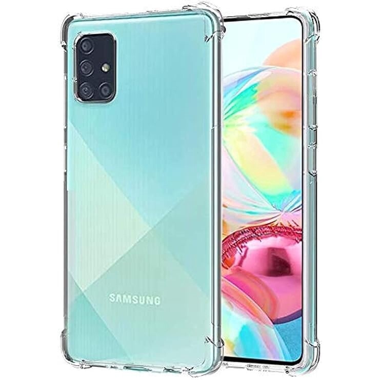 Husa pentru Samsung Galaxy A71, Silicon transparent, Antisoc, BzStore