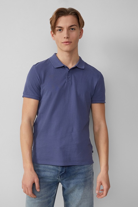 QS, Normál fazonú galléros póló, Lila