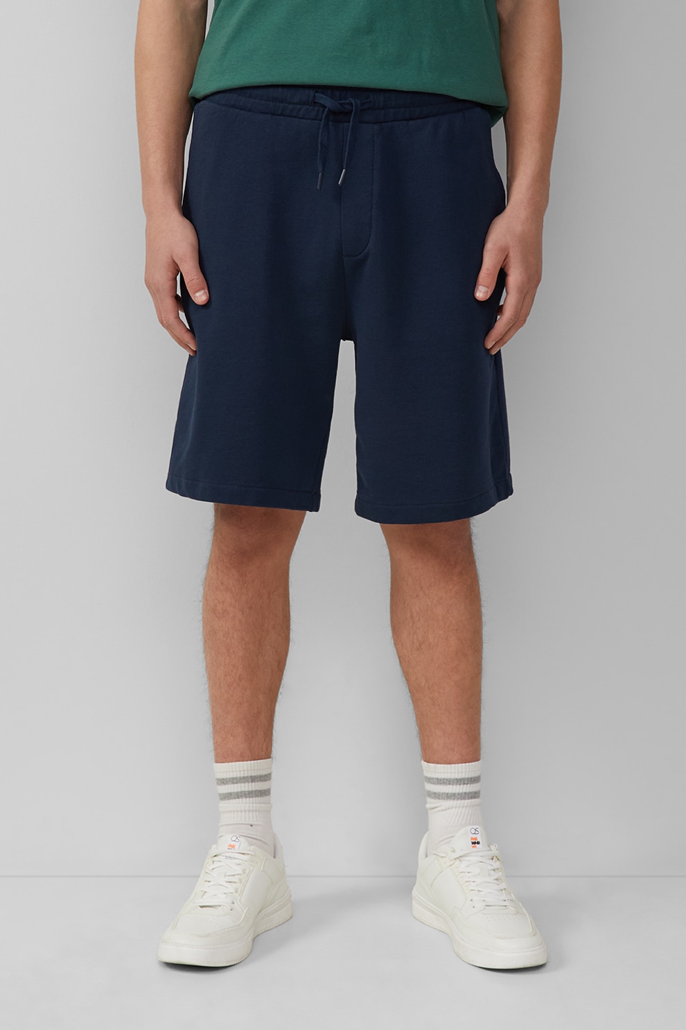 QS, Bermude relaxed fit cu buzunare laterale, Bleumarin, M