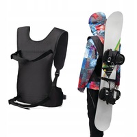 Rucsac Pentru Snowboard, Ferocity, Bretele Reglabile Si Prindere In Talie, Doua Curele De Strangere Pentru Fixarea Placii, Fabricat Din Material Impermeabil, Usor Si Usor De Transportat