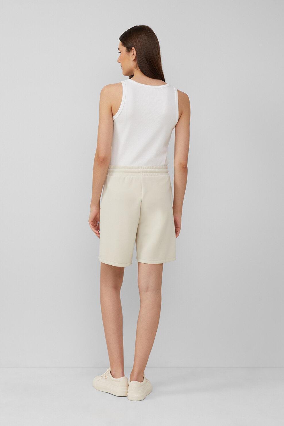 s.Oliver, Top slim-fit, Alb, 36 - eMAG.ro