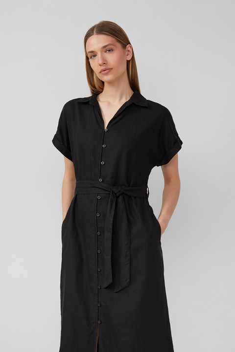 s.Oliver, Lentartalmú midi ingruha, Fekete