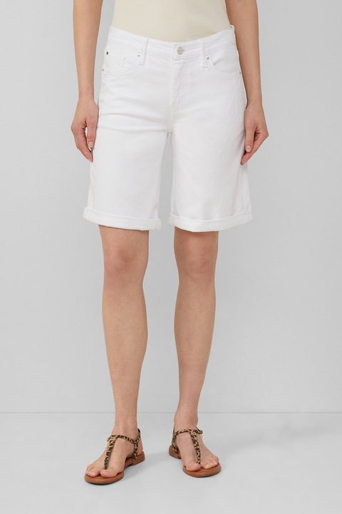 s.Oliver, Bermude din denim cu croiala dreapta Karolin, Alb optic