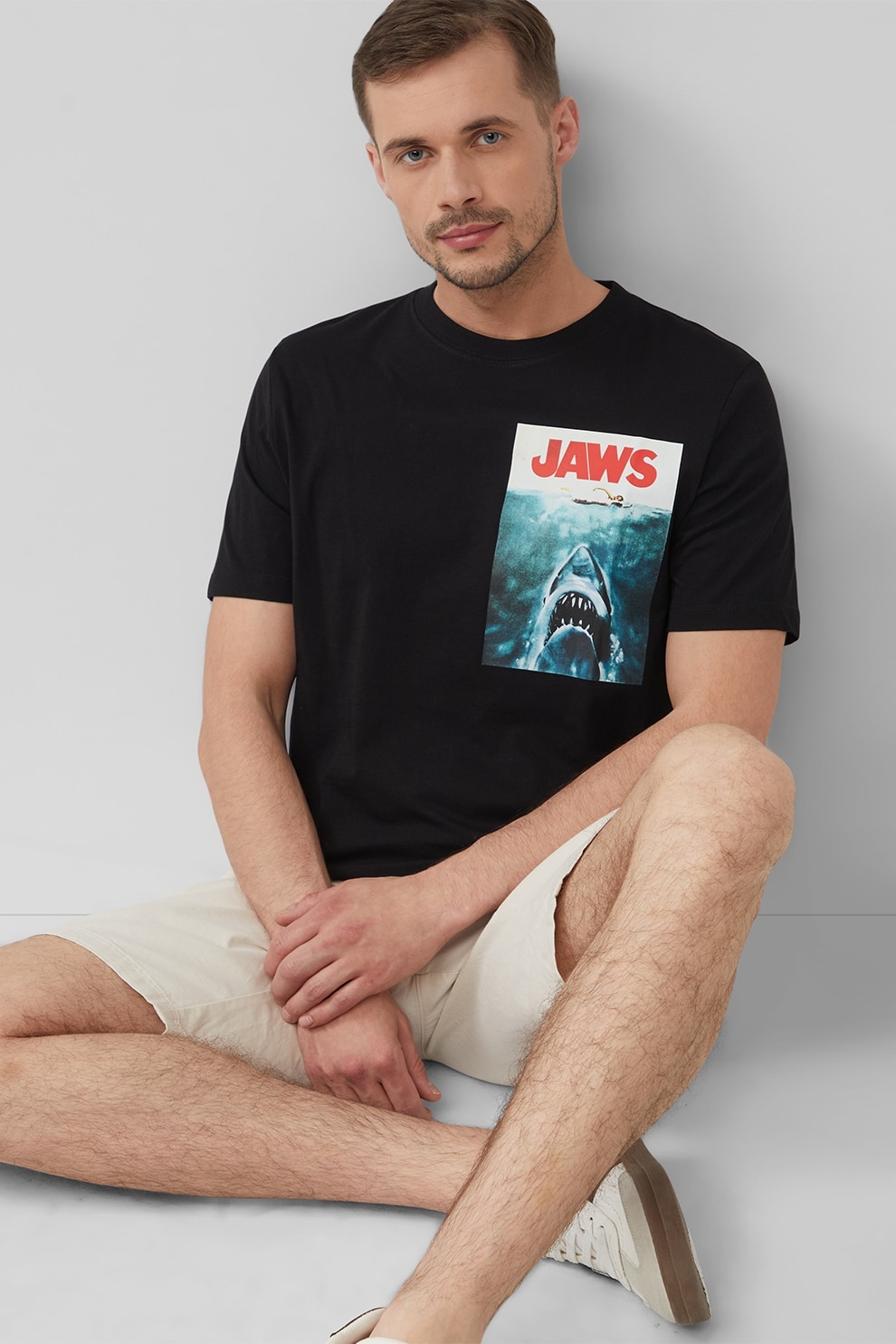 s.Oliver, Tricou cu imprimeu foto, Rosu, Negru, Albastru, S