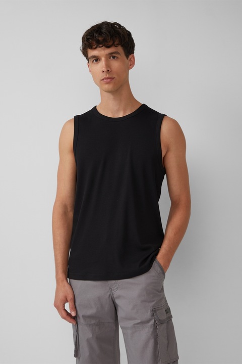 s.Oliver, Топ с овално деколте, Черен