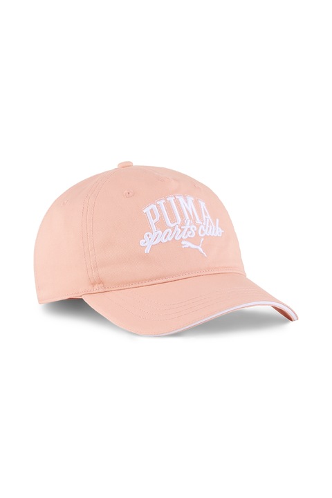 Puma, Sapca unisex din bumbac, Alb, Roz somon