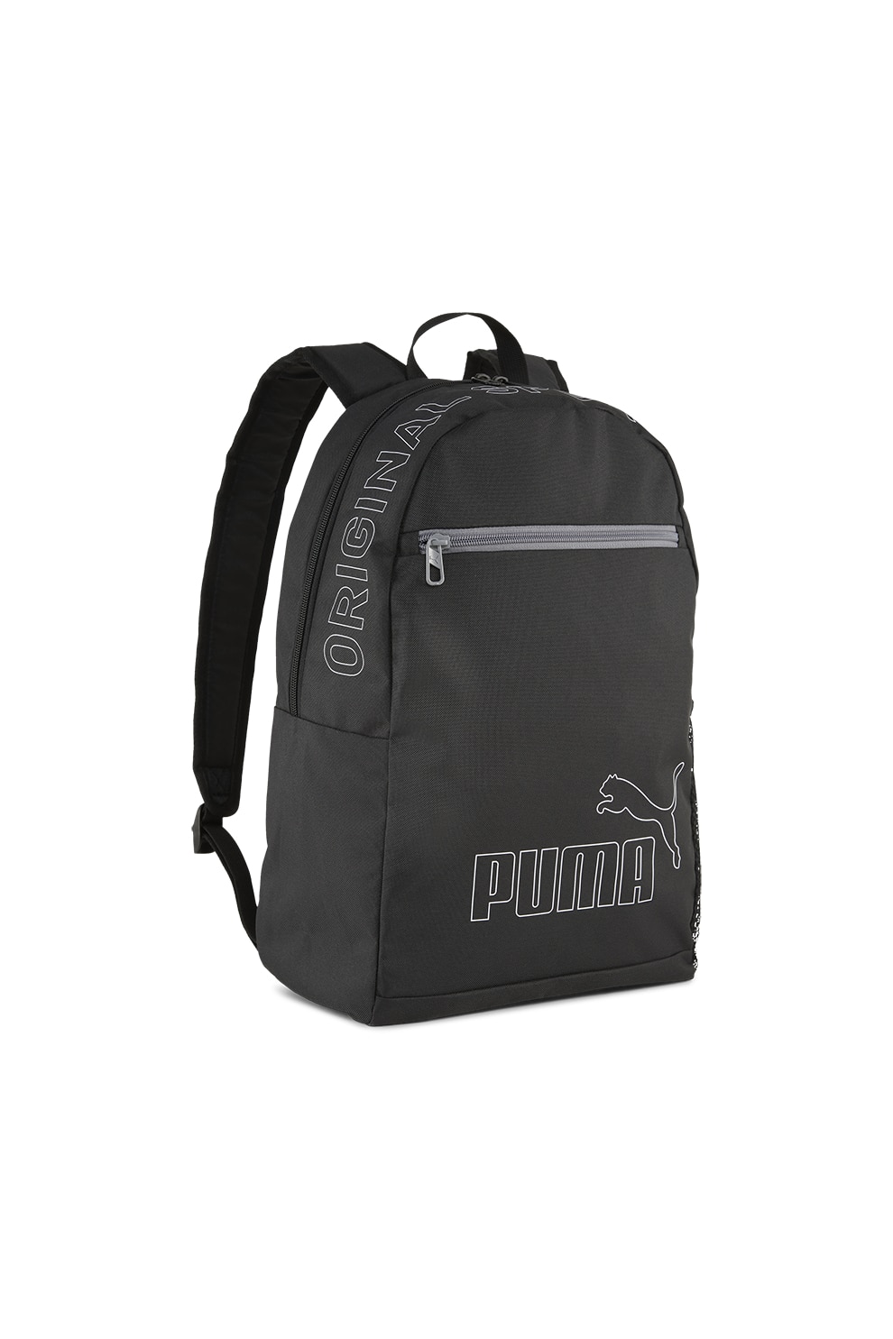 Puma, Rucsac cu imprimeu logo Phase II, Negru, Gri