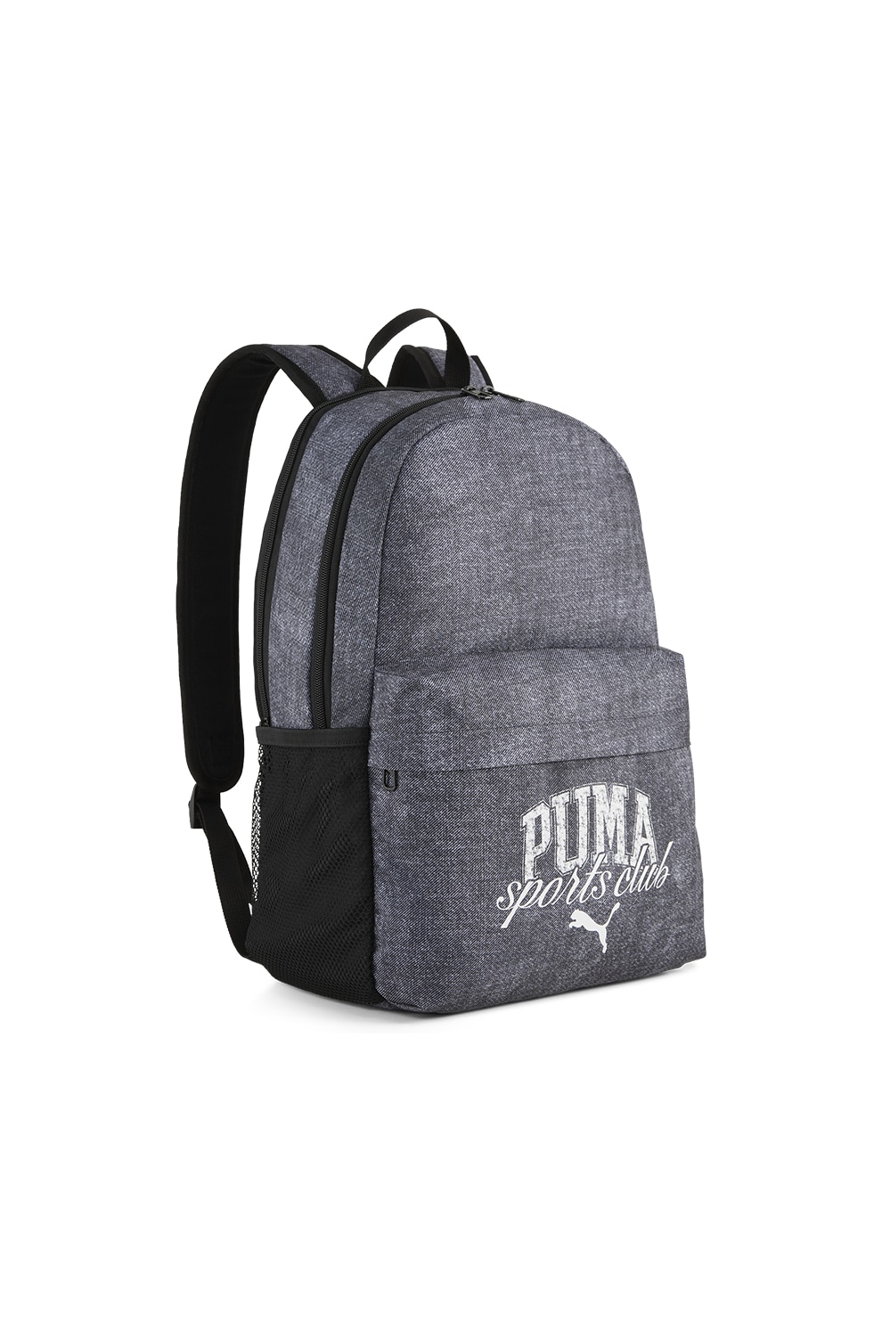 Puma, Rucsac cu logo, Gri inchis melange
