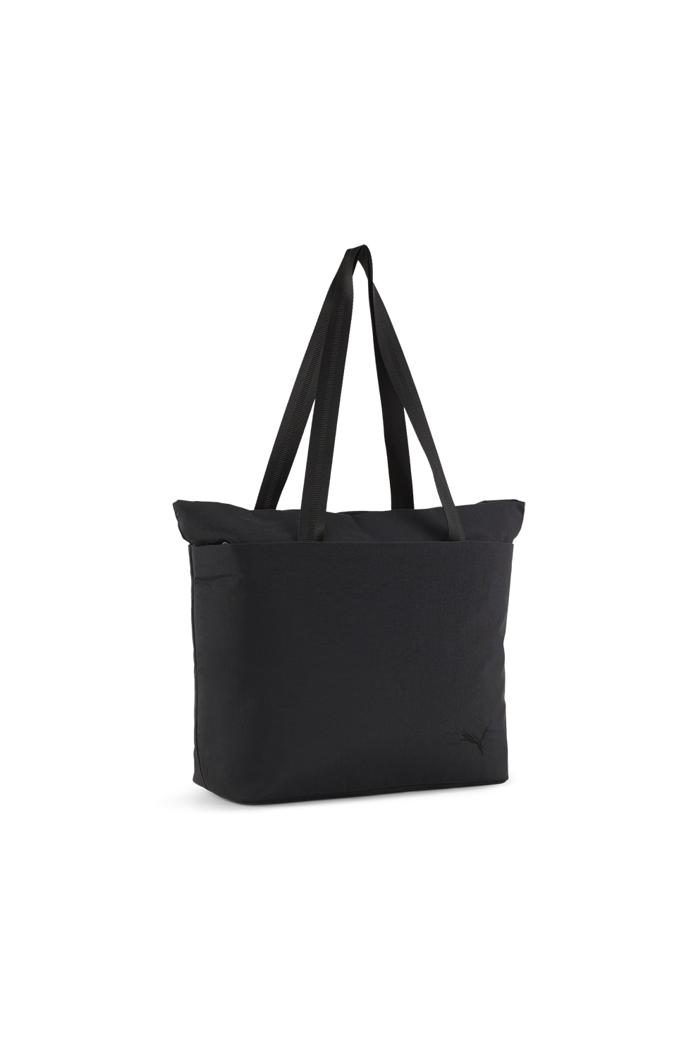 Puma, Geanta shopper cu detaliu logo, Negru