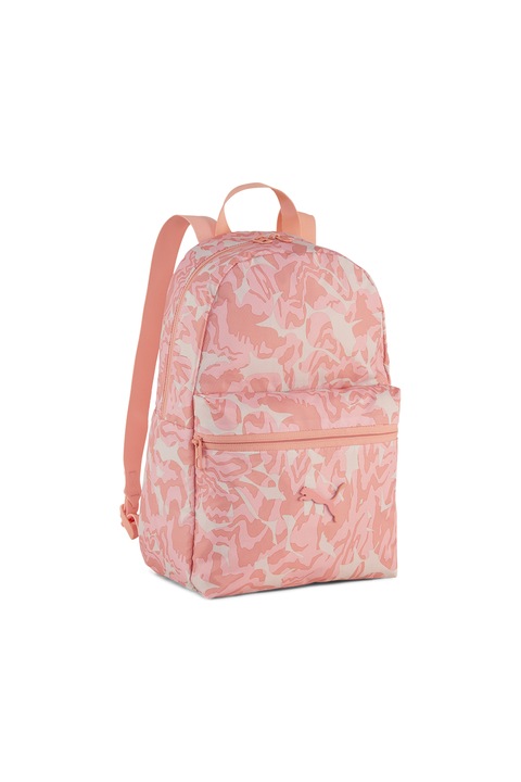 Puma, Rucsac cu model abstract - 13 L, Gri cenusiu, Roz