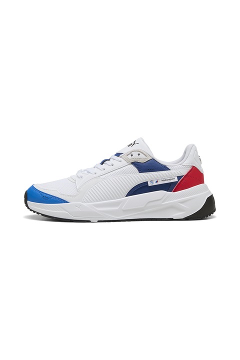 Puma, Sneaker bőrbetétekkel, Piros/Királykék/Törtfehér