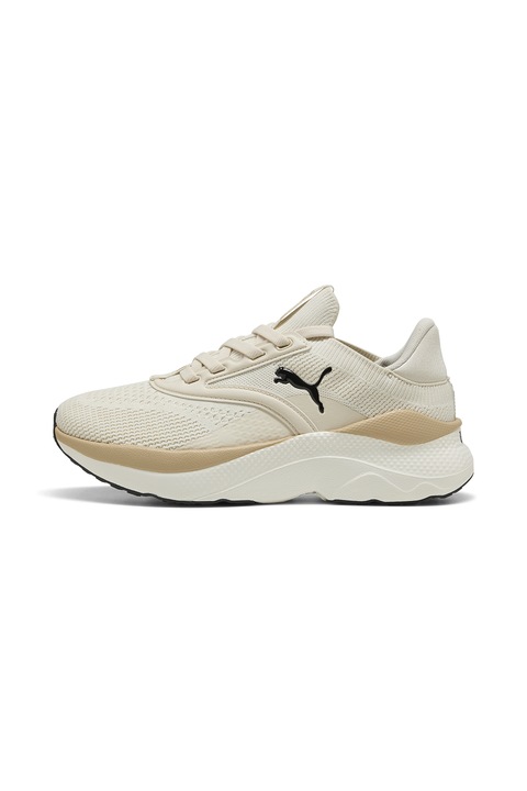 Puma, Softride Mayve textil futócipő, Fekete/Világosbézs