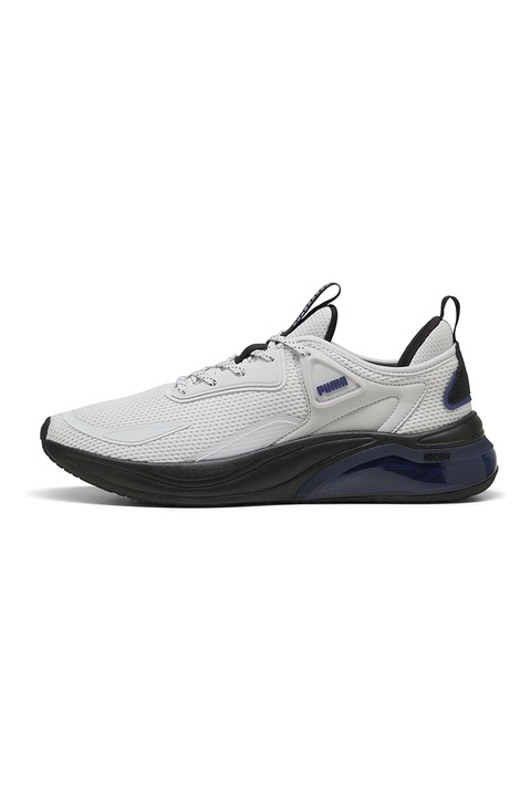 Puma, Pantofi Cell Thrill pentru alergare, Negru, Alb optic, Bleumarin, 8
