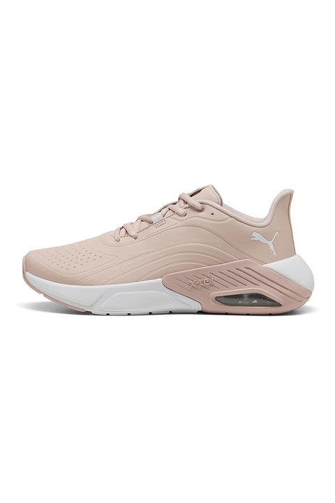 Puma, X-Cell Nova műbőr futócipő, Fehér/Púderrózsaszín