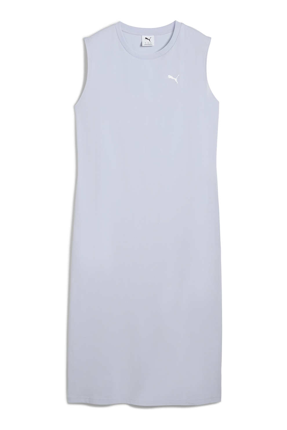 Puma,Rochie fara maneci cu logo discret, Albastru deschis, M