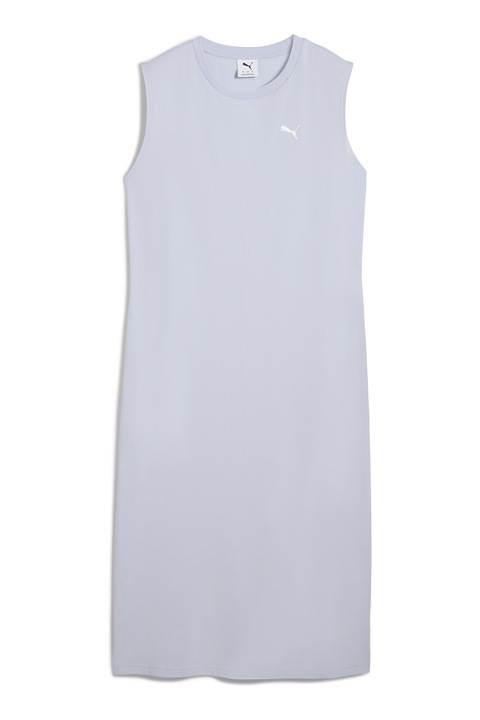 Puma,Rochie fara maneci cu logo discret, Albastru deschis, M