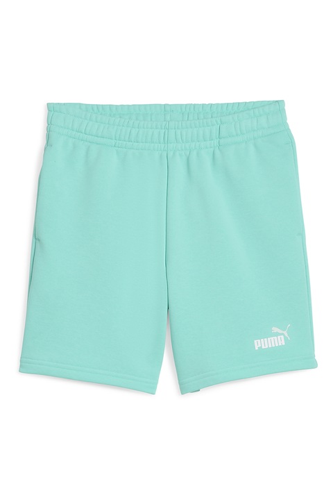 Puma, Pantaloni scurti cu logo Ess 2, Turcoaz