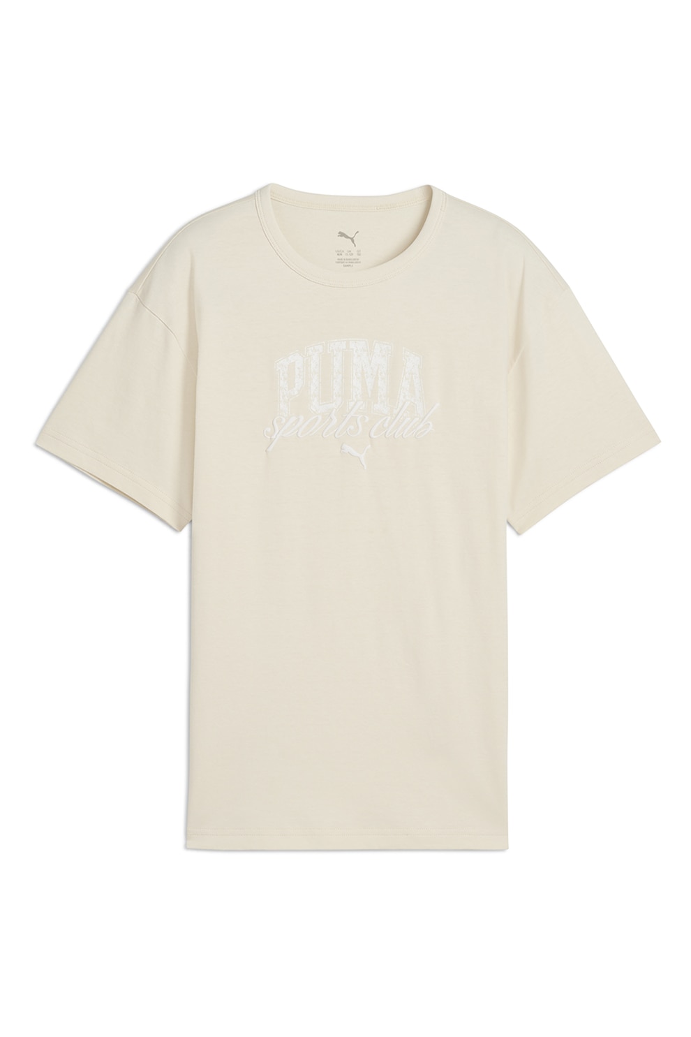 Puma, Tricou cu imprimeu logo, Crem, 152 CM