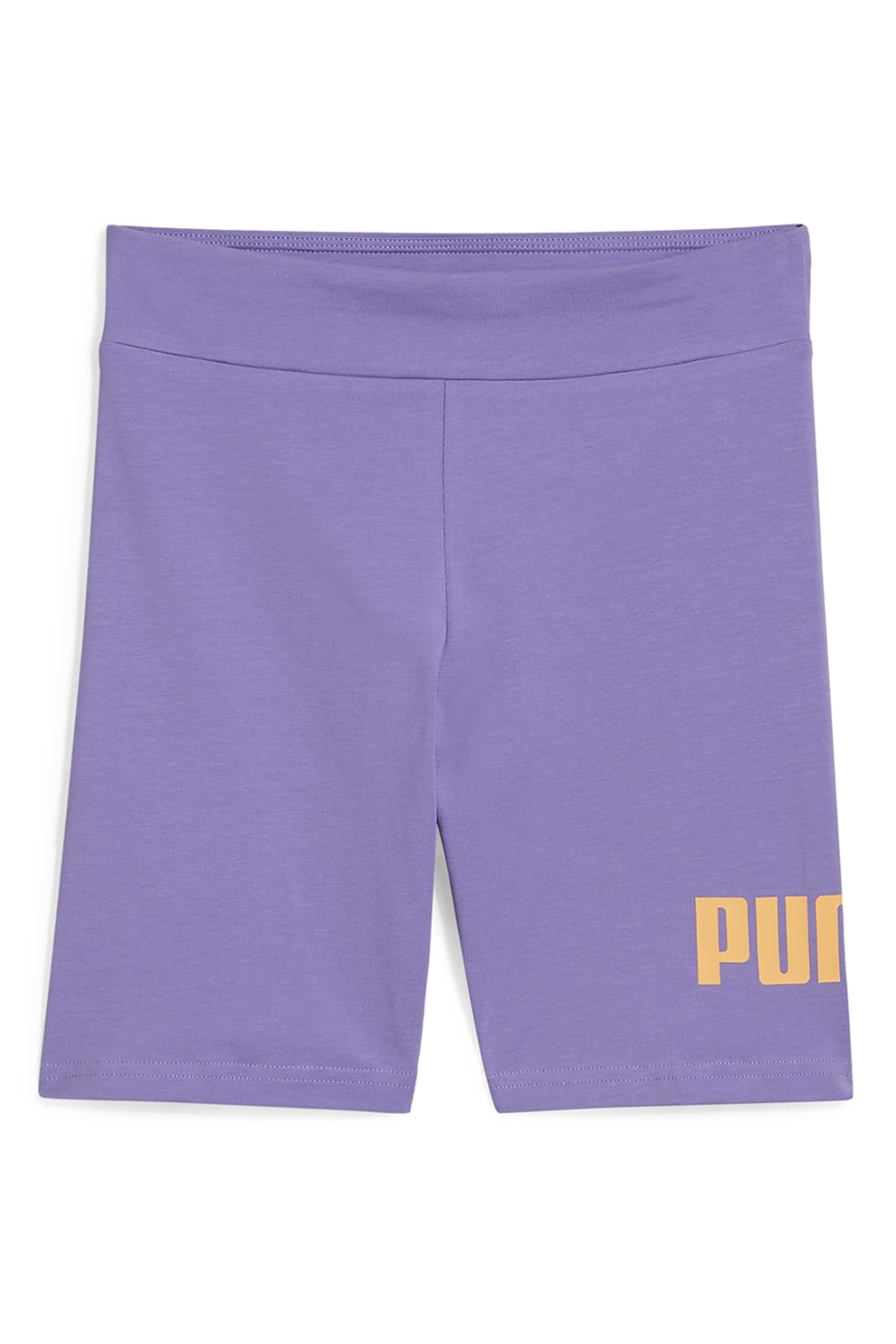 Puma, Colanti scurti cu imprimeu logo, Lila, 140 CM