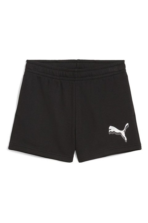 Puma, Pantaloni scurti cu logo, Negru