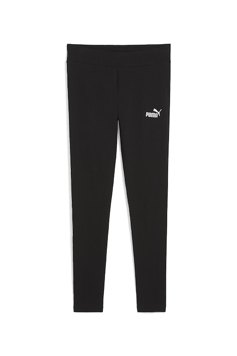 Puma, Logós pamuttartalmú leggings, Fekete