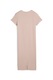 Puma, Rochie midi cu slituri pe partea din spate, Roz deschis