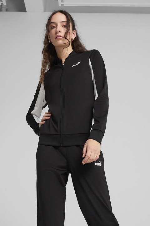 Puma, Спортен екип с лого, Бял/Черен