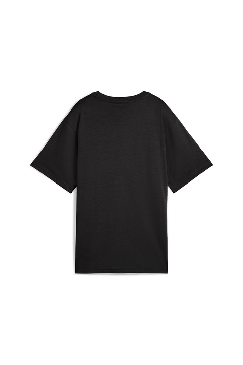 Puma, Tricou relaxed fit cu logo, Negru