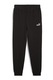 Puma, Pantaloni de trening din amestec de bumbac cu buzunare laterale, Negru, M