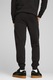 Puma, Pantaloni de trening din amestec de bumbac cu buzunare laterale, Negru, M