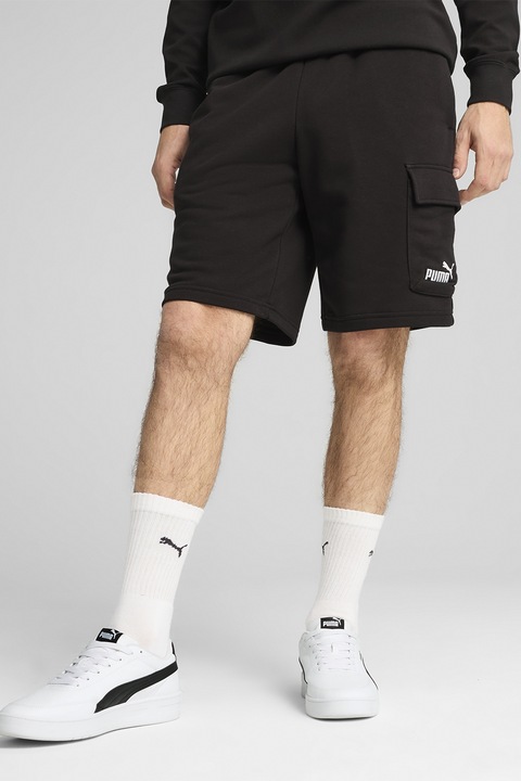 Puma, Pantaloni scurti cu buzunar lateral cu clapa, Negru