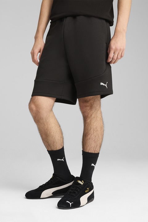 Puma, Шорти с джобове с цип, Черен