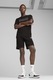 Puma, Pantaloni scurti cu talie elastica, Negru, S