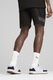 Puma, Pantaloni scurti cu talie elastica, Negru, S