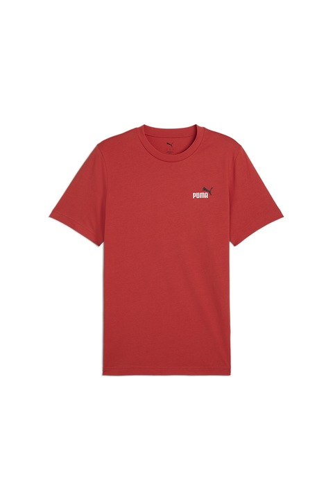 Puma, Tricou de bumbac cu decolteu la baza gatului ESS Boxy Tee, Rosu