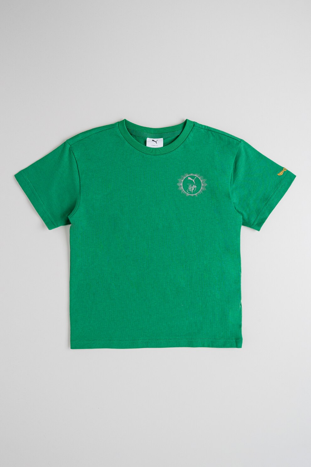Puma, Tricou relaxed-fit cu model tematic Harry Potter, Verde, 164 CM